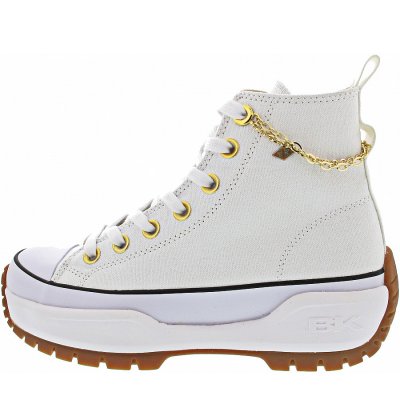 British Knights Kaya Mid Fly Sneaker high in white-gold British Knights Kaya Mid Fly Sneaker high in white-gold
