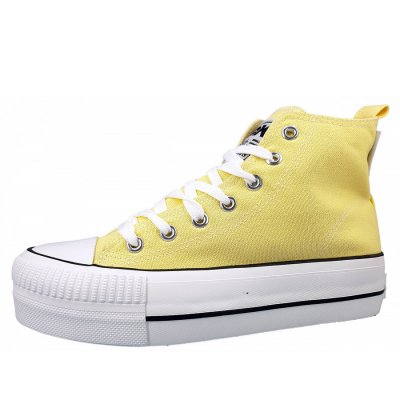 British Knights Kaya Mid Sneaker high in Yellow British Knights Kaya Mid Sneaker high in Yellow