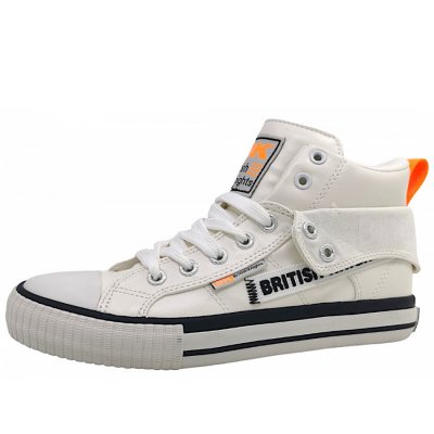 British Knights Roco Sneaker high in 04 white/ neon orange British Knights Roco Sneaker high in 04 white/ neon orange