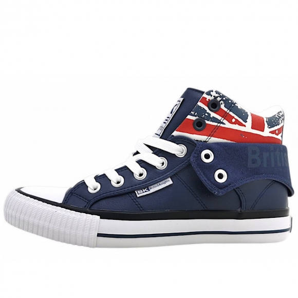 British Knights Roco sportlicher Schnürer in navy/union jack