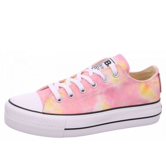 British Knights Leinenschuh in pink tie dye