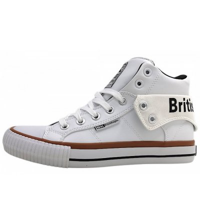 British Knights Roco sportlicher Schnürer in white/black