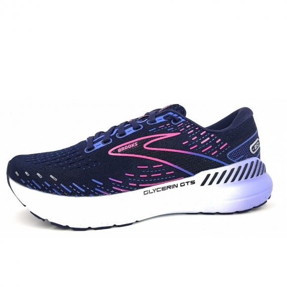 Brooks Glycerin 20 GTS Laufschuh in 460 blue/pink