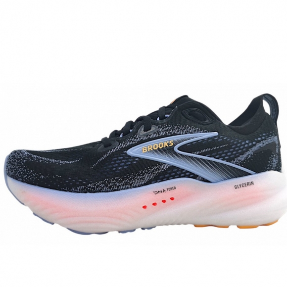 Brooks Glycerin 22 Sportschuh in black/blue heron/orange