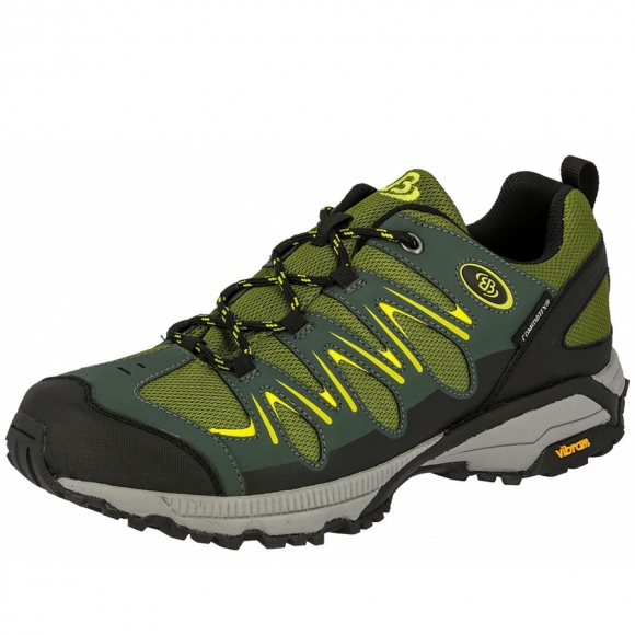Brütting Outdoor schuh in grün/schwarz