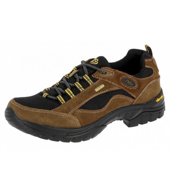 Brütting Trekkingschuhe in braun/schwarz/gelb