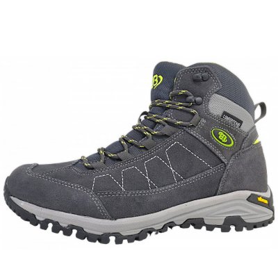 Brütting Wanderschuh in Anthrazit/lemon