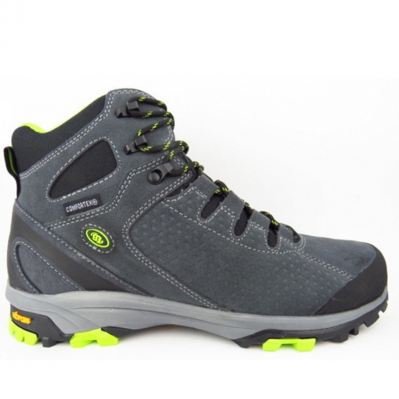 Brütting Mount Trish High Wanderstiefel in anthrazit/lemon