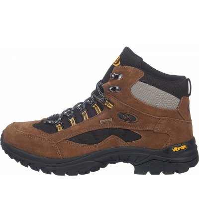 Brütting Wanderschuhe in braun/schwarz/gelb