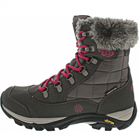 Brütting Himalaya Boots in anthrazit-pink
