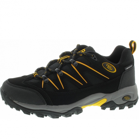 Brütting Trekkingschuh in schwarz-gelb