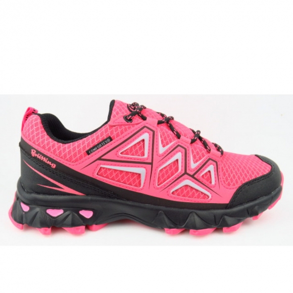 Brütting Power rosa TEX Wanderschuh in rosa/marine
