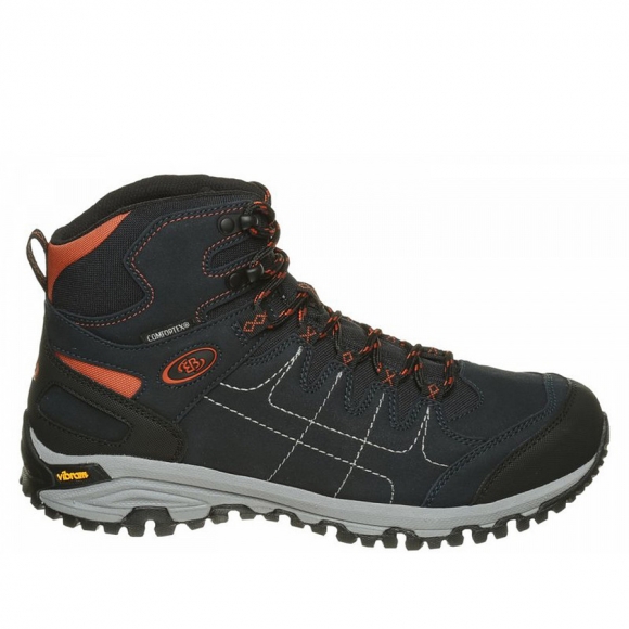 Brütting Wanderschuhe in marine/orange