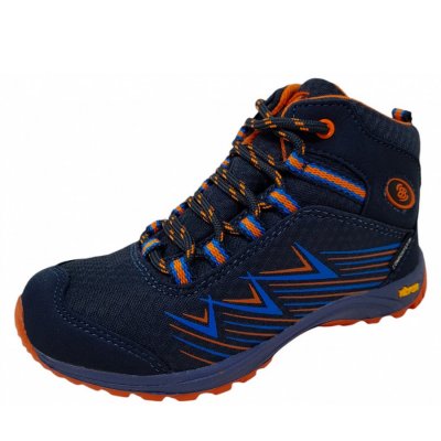 Brütting Chestna High Wanderschuh in anthrazit blau orange Brütting Chestna High Wanderschuh in anthrazit blau orange