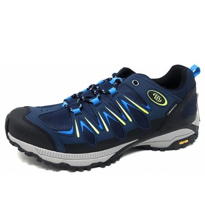Brütting Expedition Wanderschuh in marine-blau-lemon