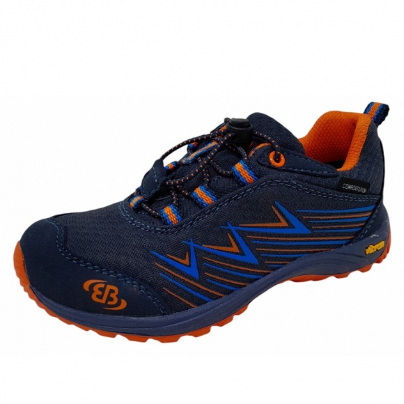 Brütting Chesna Low Wanderschuh in anthrazit blau orange