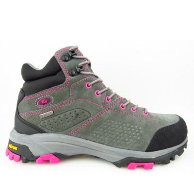 Brütting Mount Brady High Wanderstiefel in grau/pink