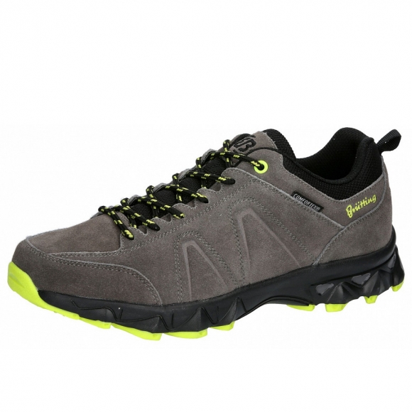Brütting Southlake Walkingschuh in grau schwarz lemon