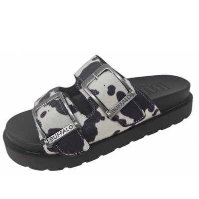 Buffalo Raya Ari Pantolette in black kombi