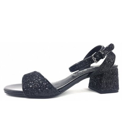 Buffalo Sandalette in black/silver