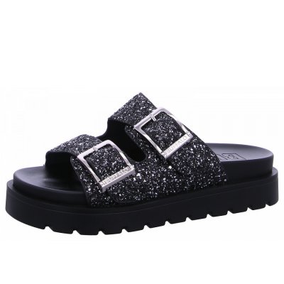 Buffalo Raya Ari Glam Pantolette in black