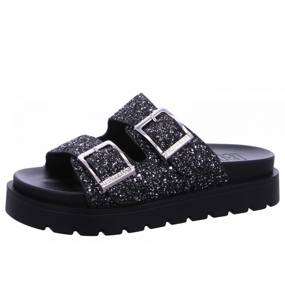 Buffalo Raya Ari Glam Pantolette in black