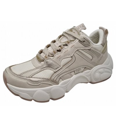 Buffalo Sneaker in cream gold