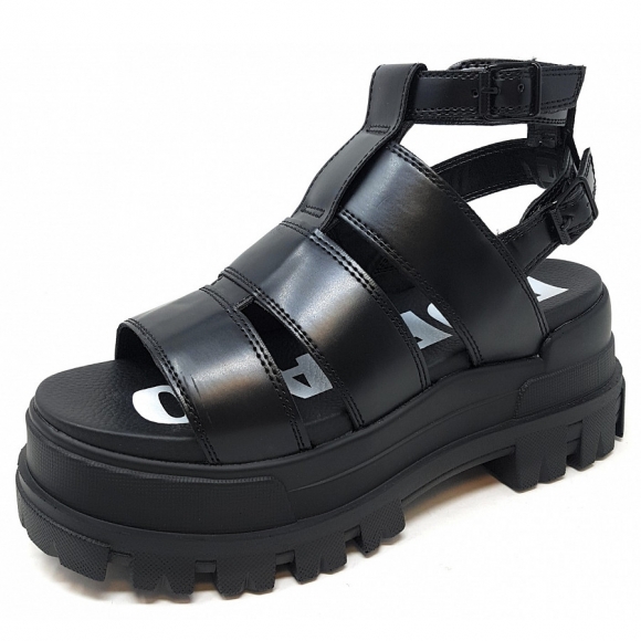 Buffalo Sandale in black