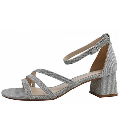 Buffalo Lilly Shine Sandalette in Silver