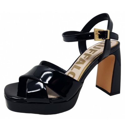 Buffalo cherry cross Partysandal. Sandalette in schwarz Buffalo cherry cross Partysandal. Sandalette in schwarz