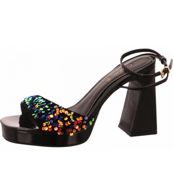 Buffalo Liza Disco Sandalette in black multi