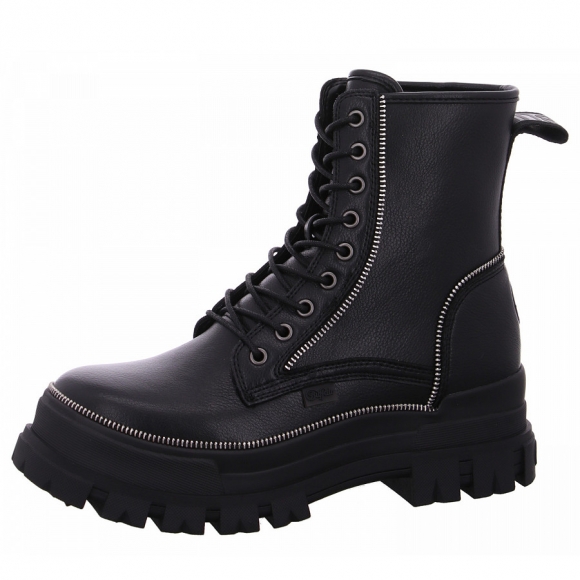 Buffalo Aspha RLD Schnürstiefel in black