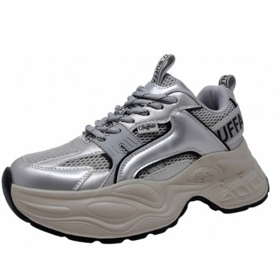 Buffalo PARA Sneaker in silver white black
