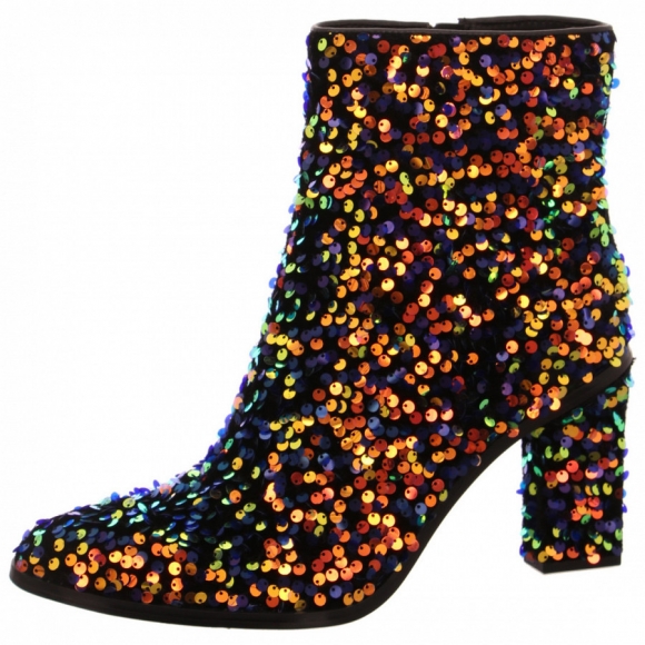Buffalo Zoe Ankle Boot Stiefelette in black multi