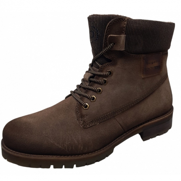 Bugatti Valere Comfort Schnürstiefel in taupe