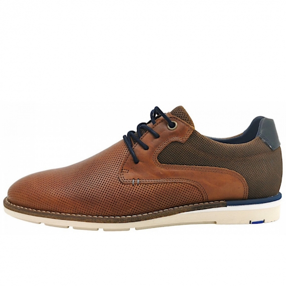 Bullboxer sportlicher Schnürer in CONB tan/ cognac