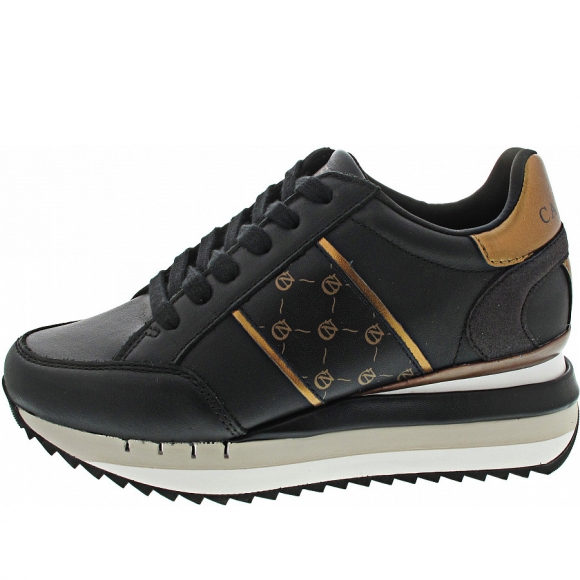 CafeNOIR Sneaker low in nero-bronzo