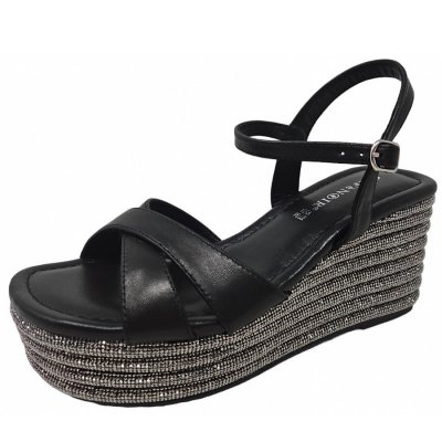 CAFeNOIR Sandalette in nero CAFeNOIR Sandalette in nero