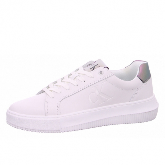 Calvin Klein Chunky Cupsole Sneaker in 01W bright white