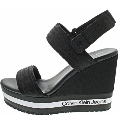 Calvin Klein Wedge Sandal Sling Pes Sandalette in black