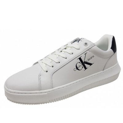 Calvin Klein Chunky Cupsole Mono Sneaker in white black Calvin Klein Chunky Cupsole Mono Sneaker in white black