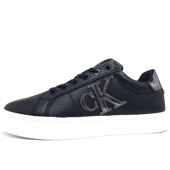 Calvin Klein Cupsole Flatform Sneaker low in 0GP black/ silver