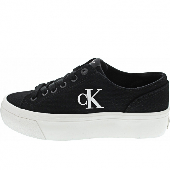 Calvin Klein Vulc Flatform Low Sneaker low in black-bright white