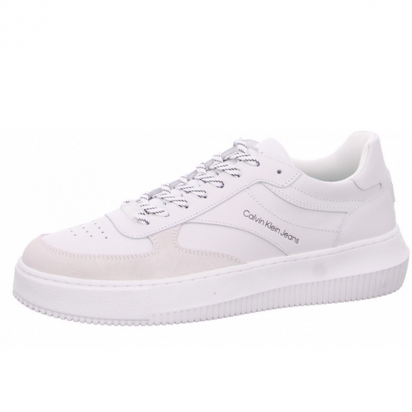 Calvin Klein Chunky Cupsole Sneaker in YAF bright white