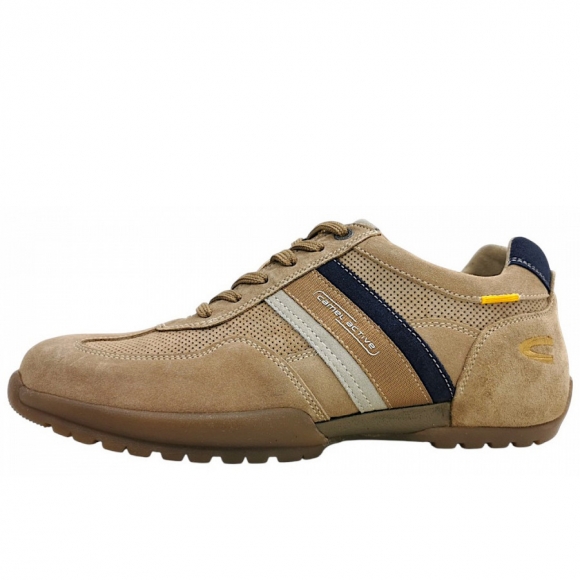 Camel Active sportlicher Schnürer in tan/blau 446