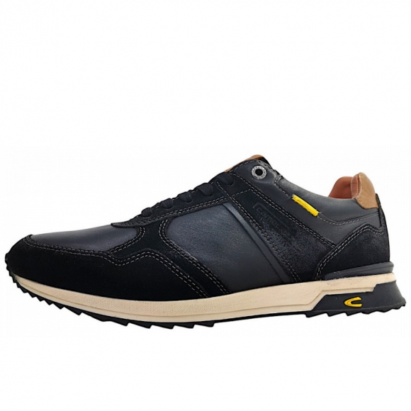 Camel Active sportlicher Schnürer in schwarz/cognac 147