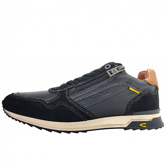 Camel Active sportlicher Schnürer in schwarz/cognac 147
