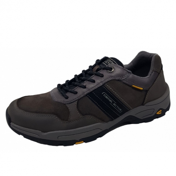 Camel Active sportlicher Schnürer in grau schwarz
