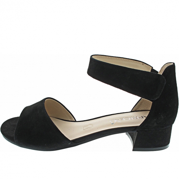 Caprice Sandale in BLACK SUEDE