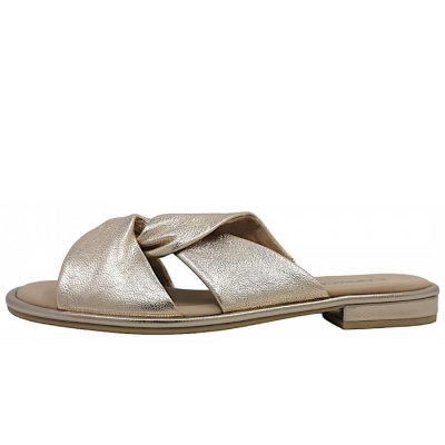 Caprice Pantolette in 959 Platin Metalic Caprice Pantolette in 959 Platin Metalic